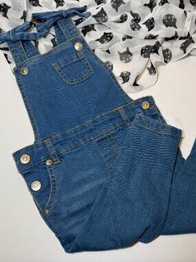 7 For All Mankind 12mo Girl’s Denim Overalls Jeans Girl